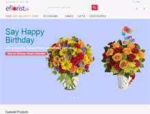 Tablet Screenshot of eflorist.pk
